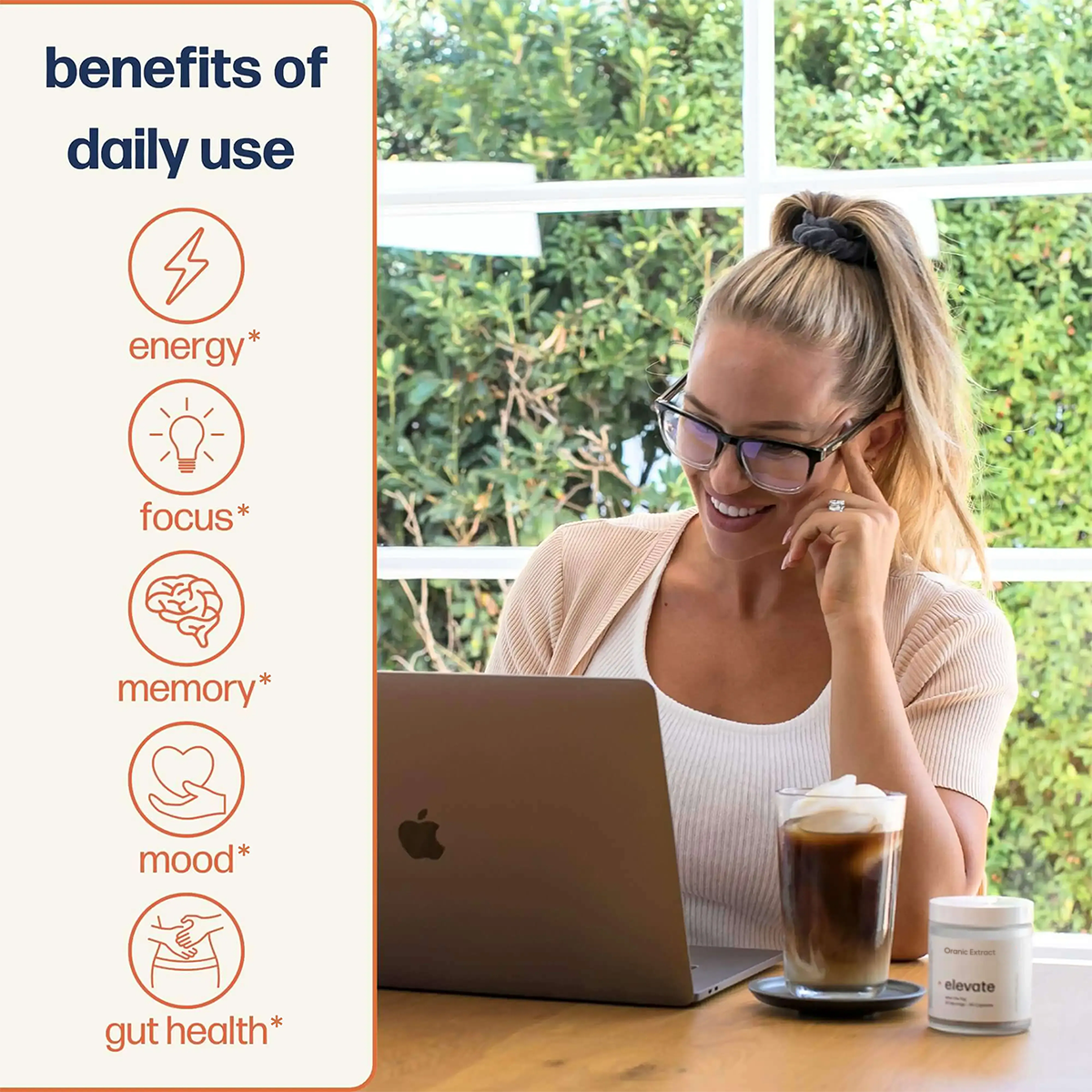 + elevate Premium Nootropic